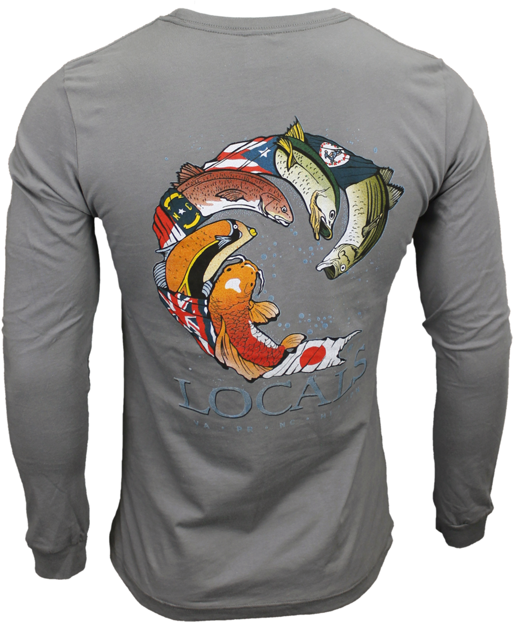 Locals 2 L/s - Long-sleeved T-shirt (1060x1237), Png Download
