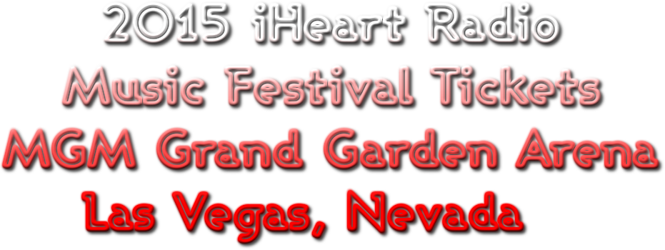 Cheap 2015 Iheartradio Music Festival Tickets In Las - Calligraphy (931x350), Png Download