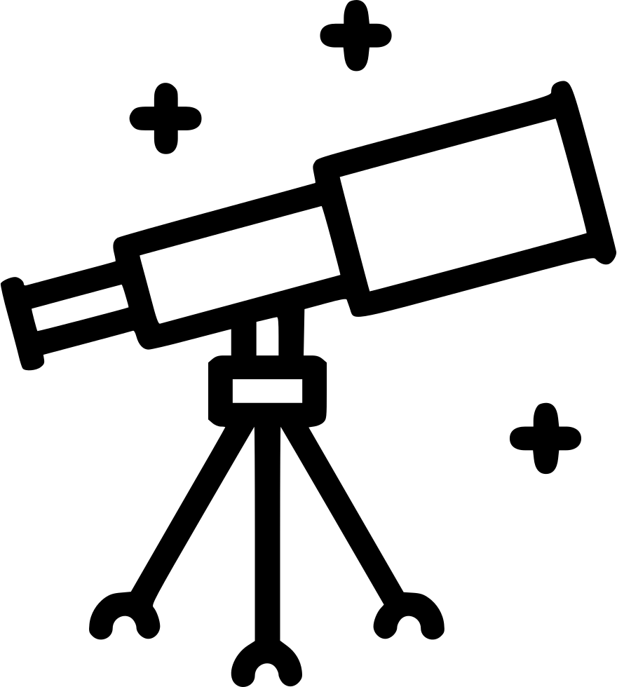 Clipart Transparent Search Find Web Seo - Telescope (880x980), Png Download