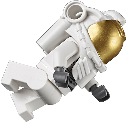 Astronaut - Lego City : Space Utility Shuttle [60078] (454x452), Png Download