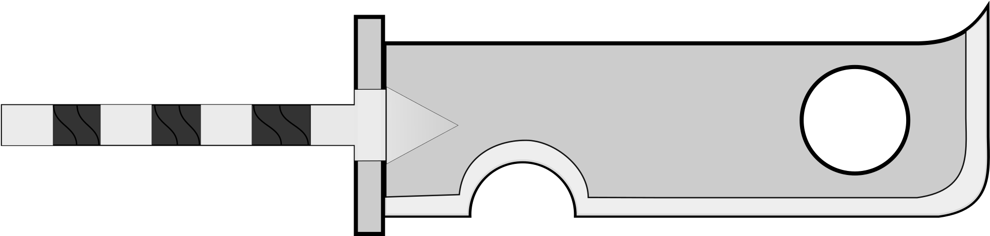 Open - Épée De Zabuza (2000x538), Png Download