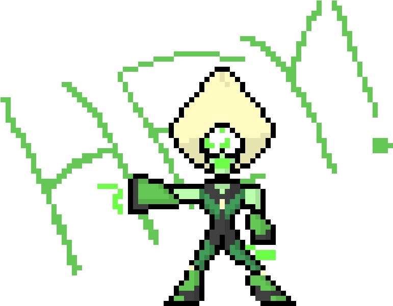Peridot Again - Pixel Art (960x700), Png Download