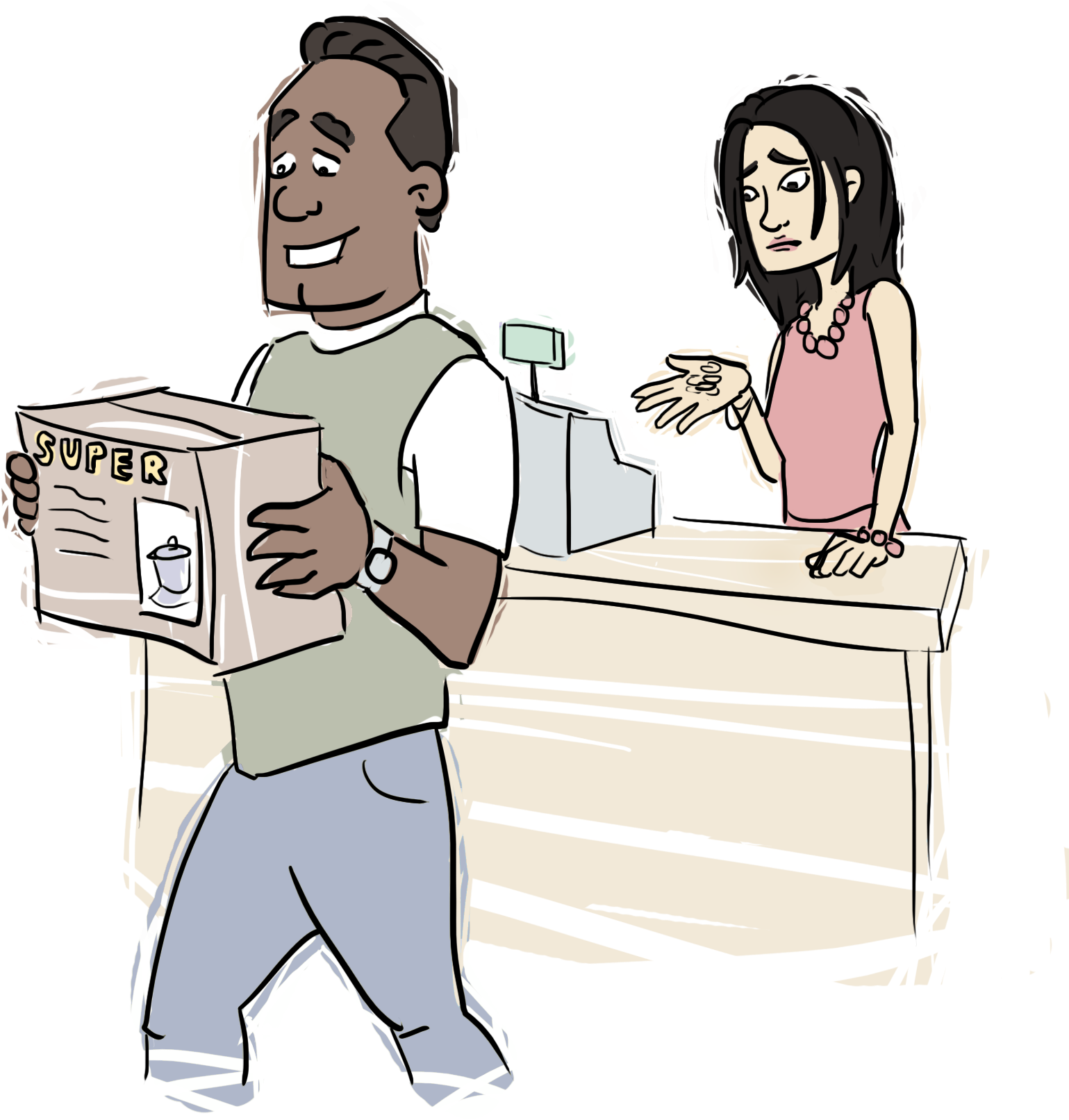 One Of The Most Important Financial Metrics You Need - Cartoon (1677x1746), Png Download