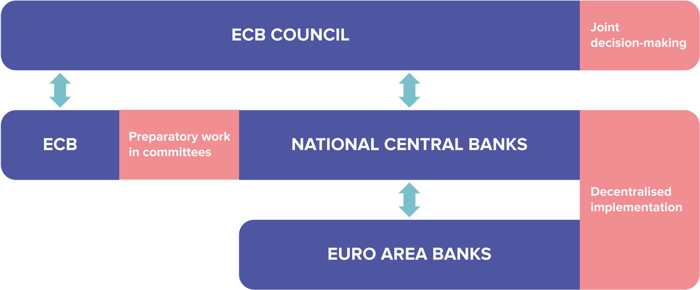 Monetary Policy Preparation - Decision Making Bodies Of Ecb (1540x720), Png Download