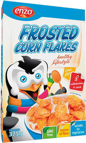 Enzo Frosted Cornflakes - Corn Flakes (525x525), Png Download
