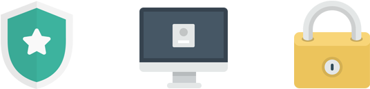 Trybooking Privacy Policy Icons Shield Computer Monitor - Privacy Policy Png (628x416), Png Download