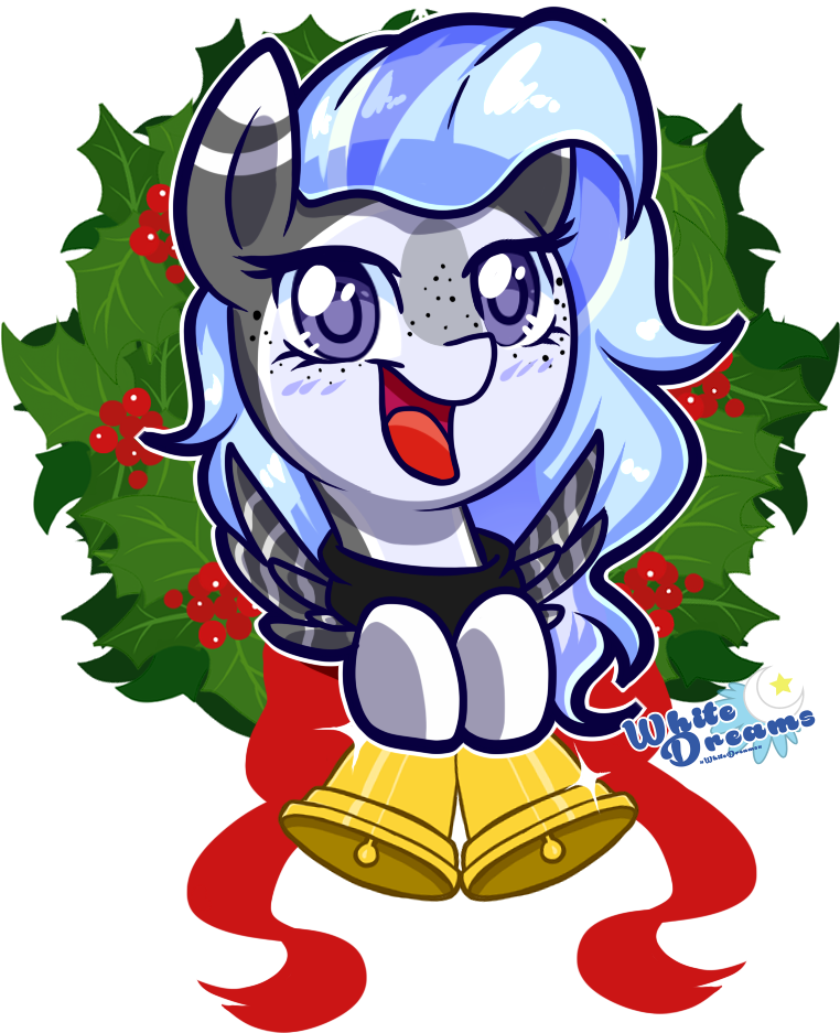 Xwhitedreamsx, Christmas Wreath, Female, Mare, Oc, - Ylilauta (1000x1000), Png Download
