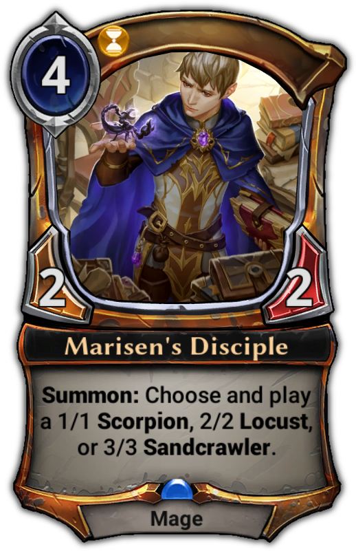 Marisen's Disciple - Eternal Card Game Clockroach (529x801), Png Download
