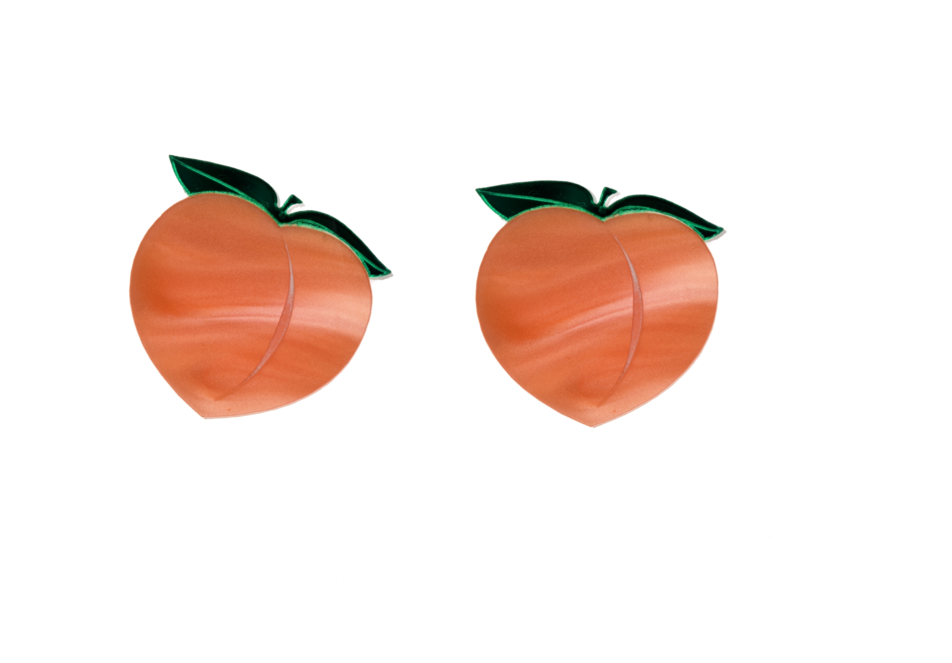 We Hope You're "peachy Keen" To Wear These Fuzzy Fruits - Persimmon (1024x731), Png Download