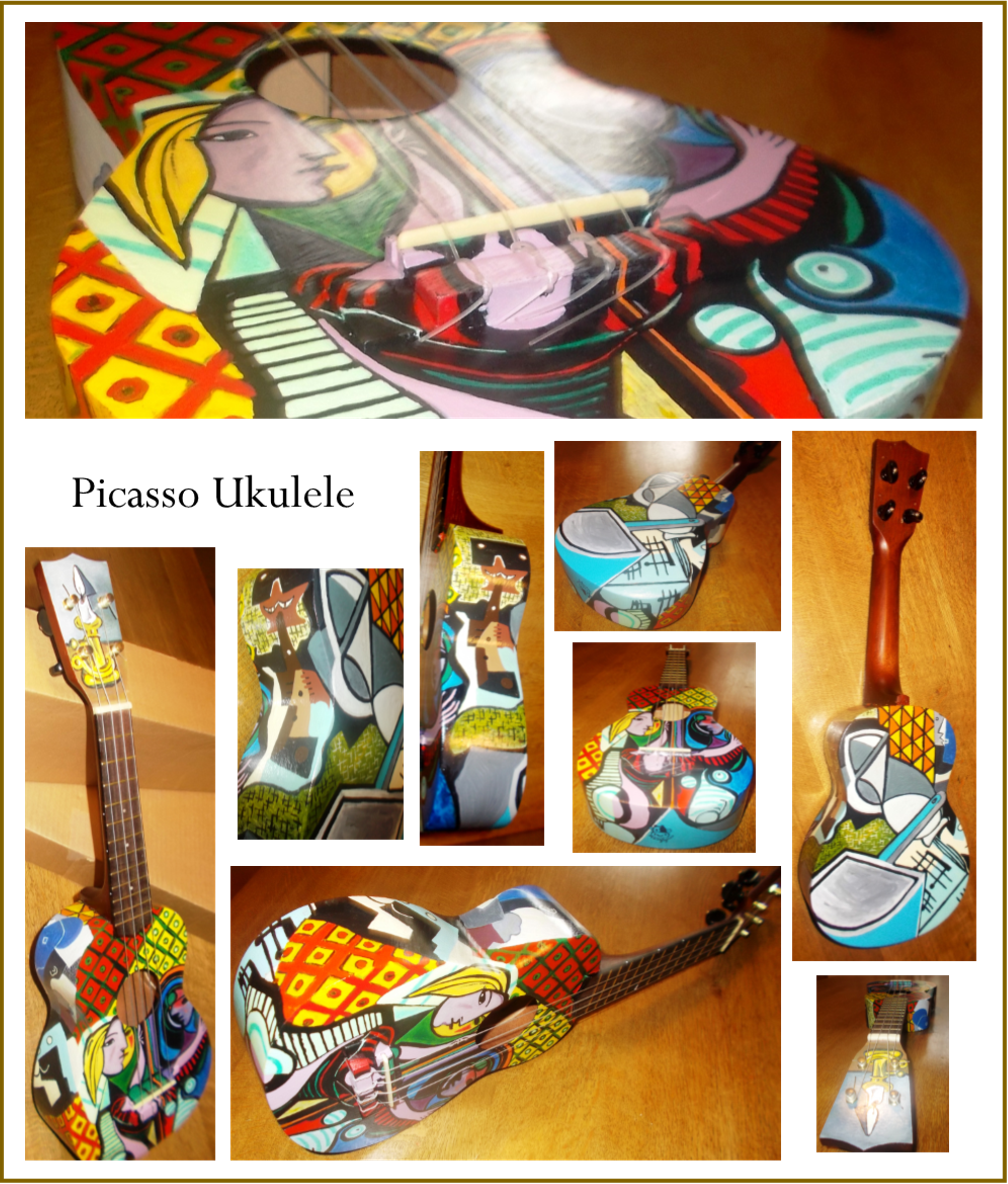 Picasso Ukulele - Creative Arts (1992x2340), Png Download