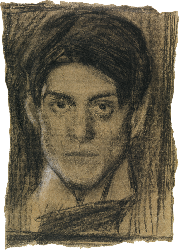 Autorretrato Picasso - Picasso Self Portrait 1899 (574x800), Png Download