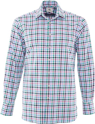 Buy A 3 Wise Men Cameron Wilson Shirt Now - Kalle Houndstooth Euro Sham Plum, Size Standard (500x567), Png Download
