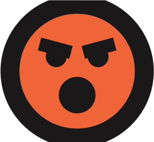 Angry Emoji Clipart Irate - Circle (640x480), Png Download