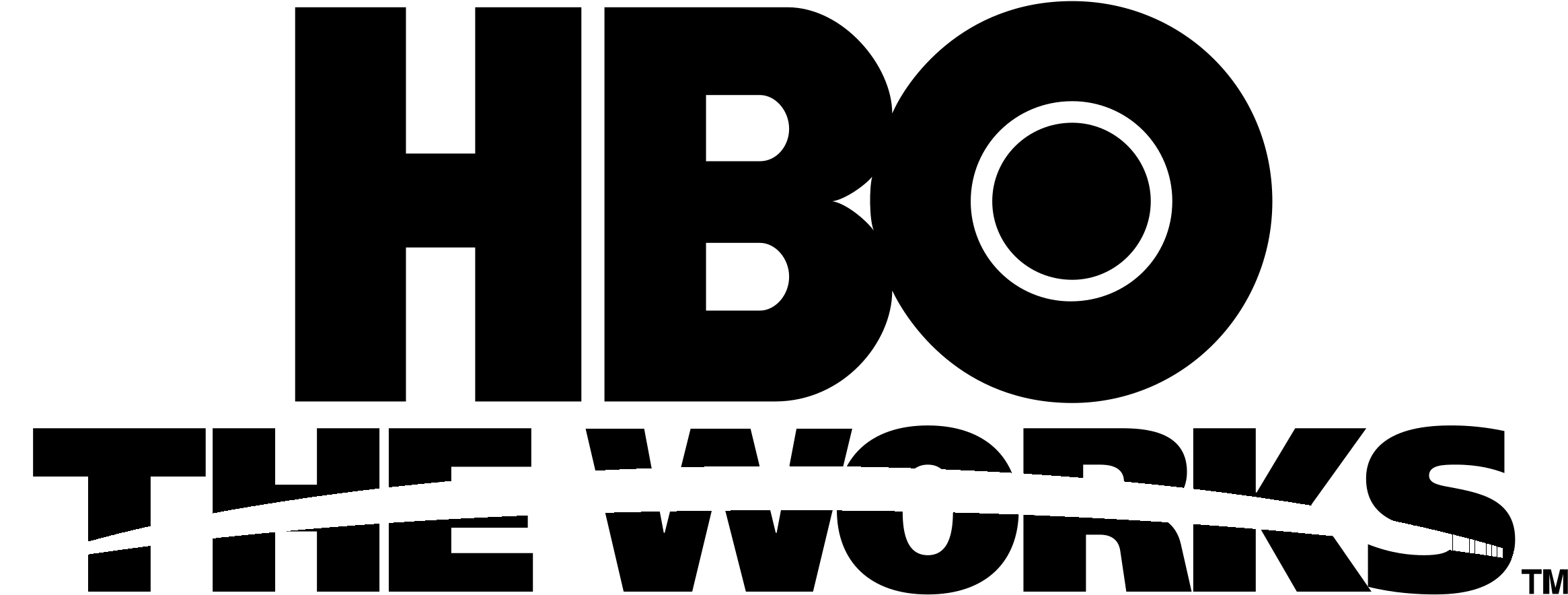 Hbo The Works Logo Black And White - Hbo On Demand Logo (2400x2400), Png Download