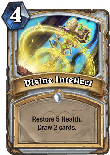4 Mana Common Priest Spell - One Night In Karazhan Priest (400x543), Png Download