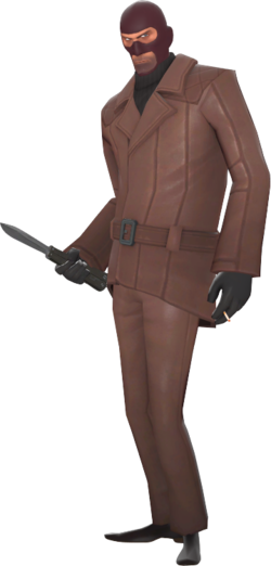 Lurker's Leathers - Team Fortress 2 Spy Png (250x522), Png Download
