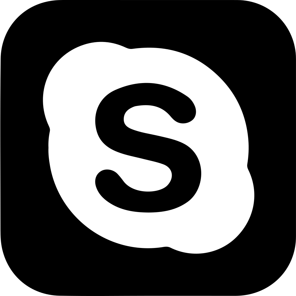 Png File Svg - Skype Symbol In Word (981x980), Png Download