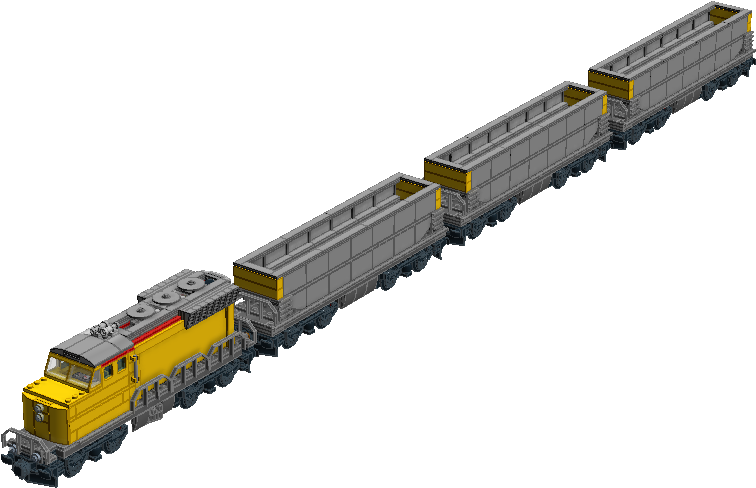 Yellow Locomotive And Coal Train - Union Pacific Lego Train (1292x680), Png Download