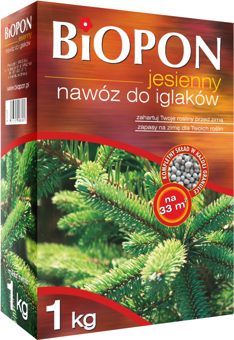 Biopon Autumn Conifer Fertilizer - Biopon Nawóz Do Iglaków (591x768), Png Download