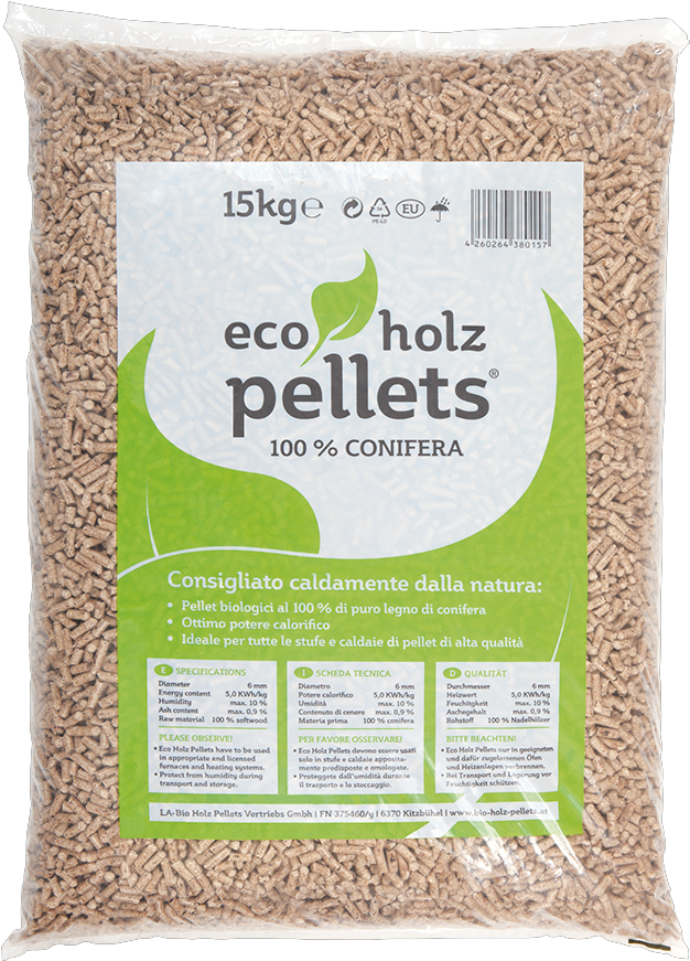 Eco Holz Conifer - Eco Holz Pellet (730x1000), Png Download
