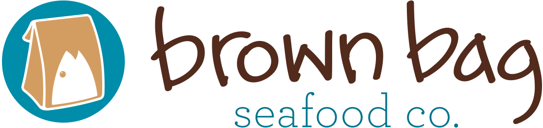 Brown Bag Seafood Co - Brown Bag Seafood Logo (1105x262), Png Download