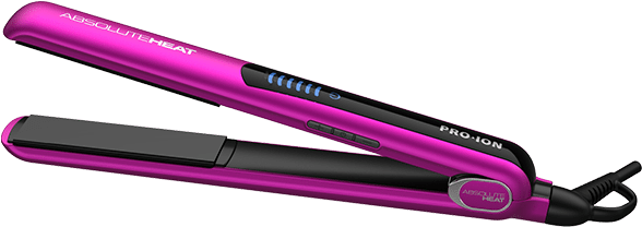 Salon Quality Tools For Salon Like Results In The Comfort - Absoluteheat Pro Ion 1 Digital Flat Iron (600x600), Png Download