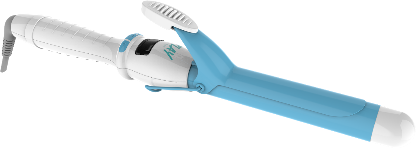 Digital Curling Iron - Hair Iron (1600x981), Png Download