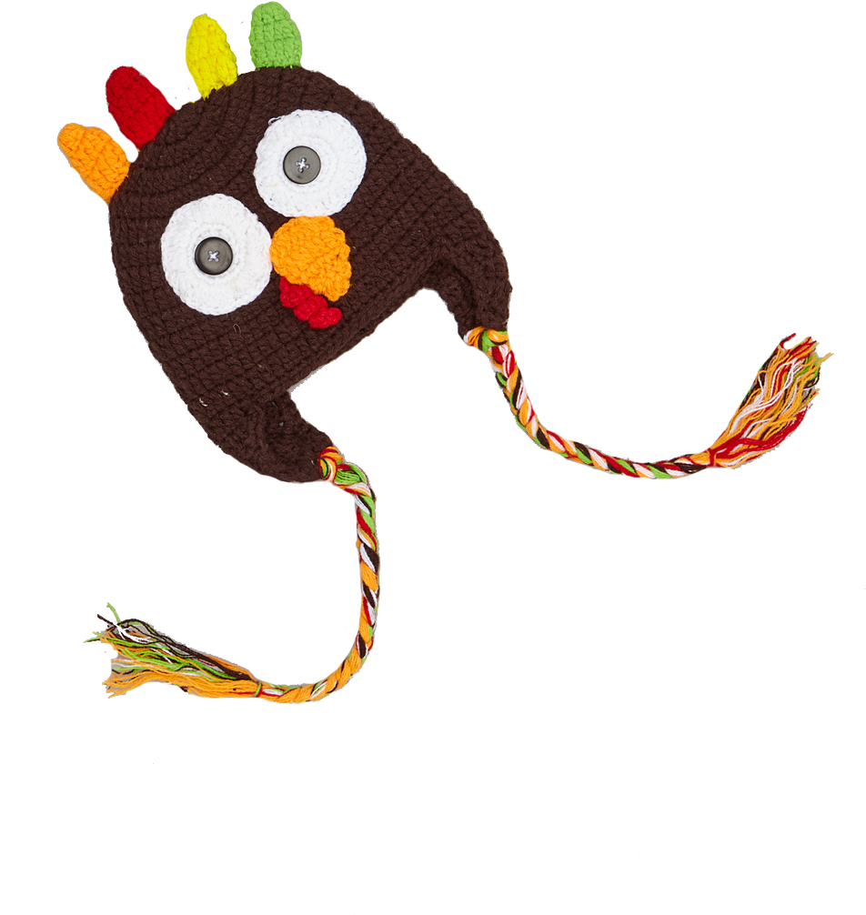 Turkey Thanksgiving Knit Hat - Thanksgiving (1000x1201), Png Download