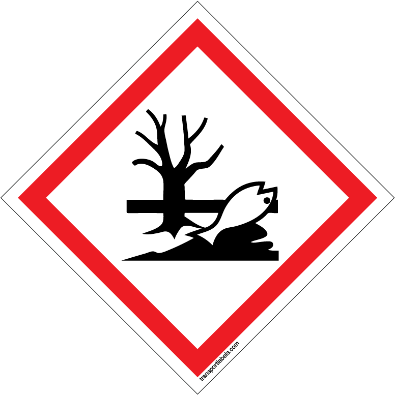 Ghs Environmental Toxicity Labels - Dangerous To The Environment (800x800), Png Download