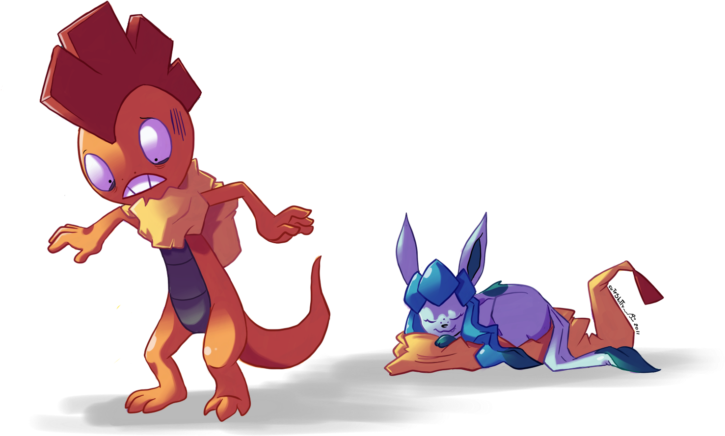 Pokémon Ranger Misty Cartoon Vertebrate Fictional Character - Scrafty Pokemon Go (1476x1052), Png Download