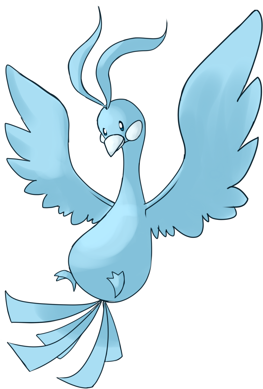 Altaria Without Cloud - Altaria Without Clouds (1233x1613), Png Download