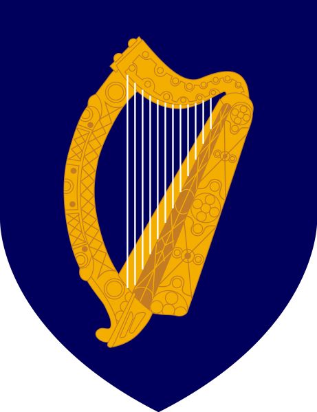 El Arpa De Irlanda - Symbole De L Irlande (461x599), Png Download