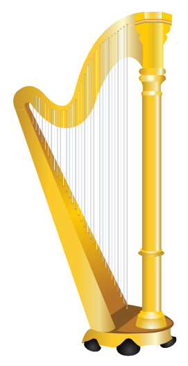 Así Suena El Arpa - Harp (271x526), Png Download
