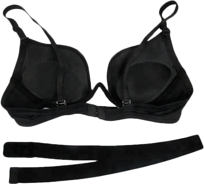 Bra With Decorative Back Strap, Bra With Decorative - Brassiere (800x800), Png Download