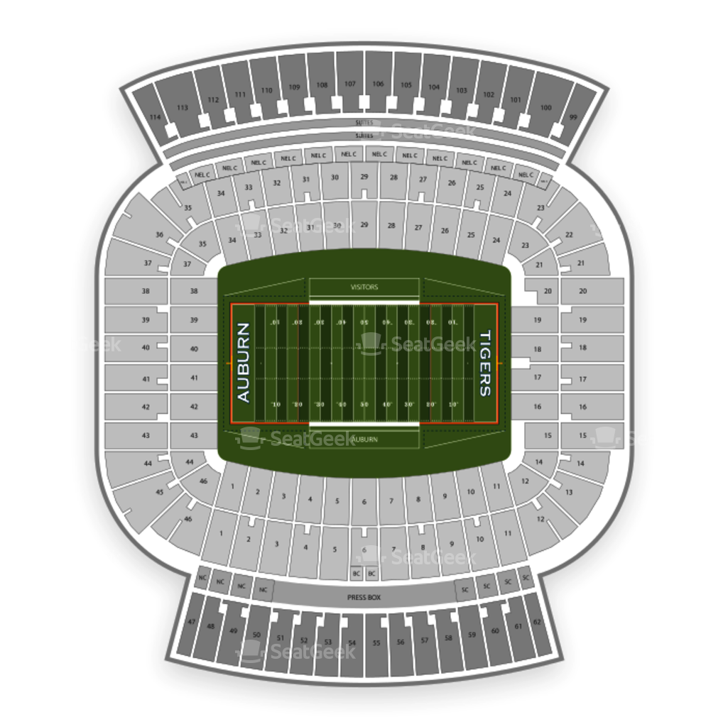 Jordan-hare Stadium (1024x1024), Png Download