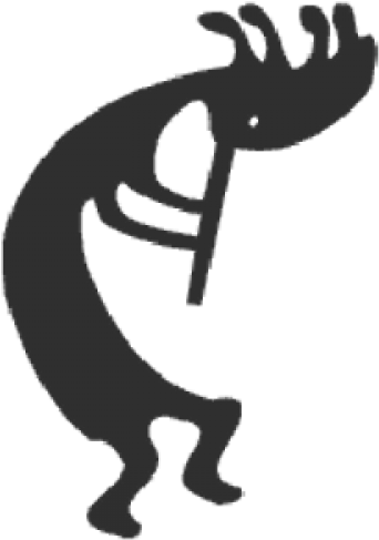 Kokopelli - Drawing (500x500), Png Download