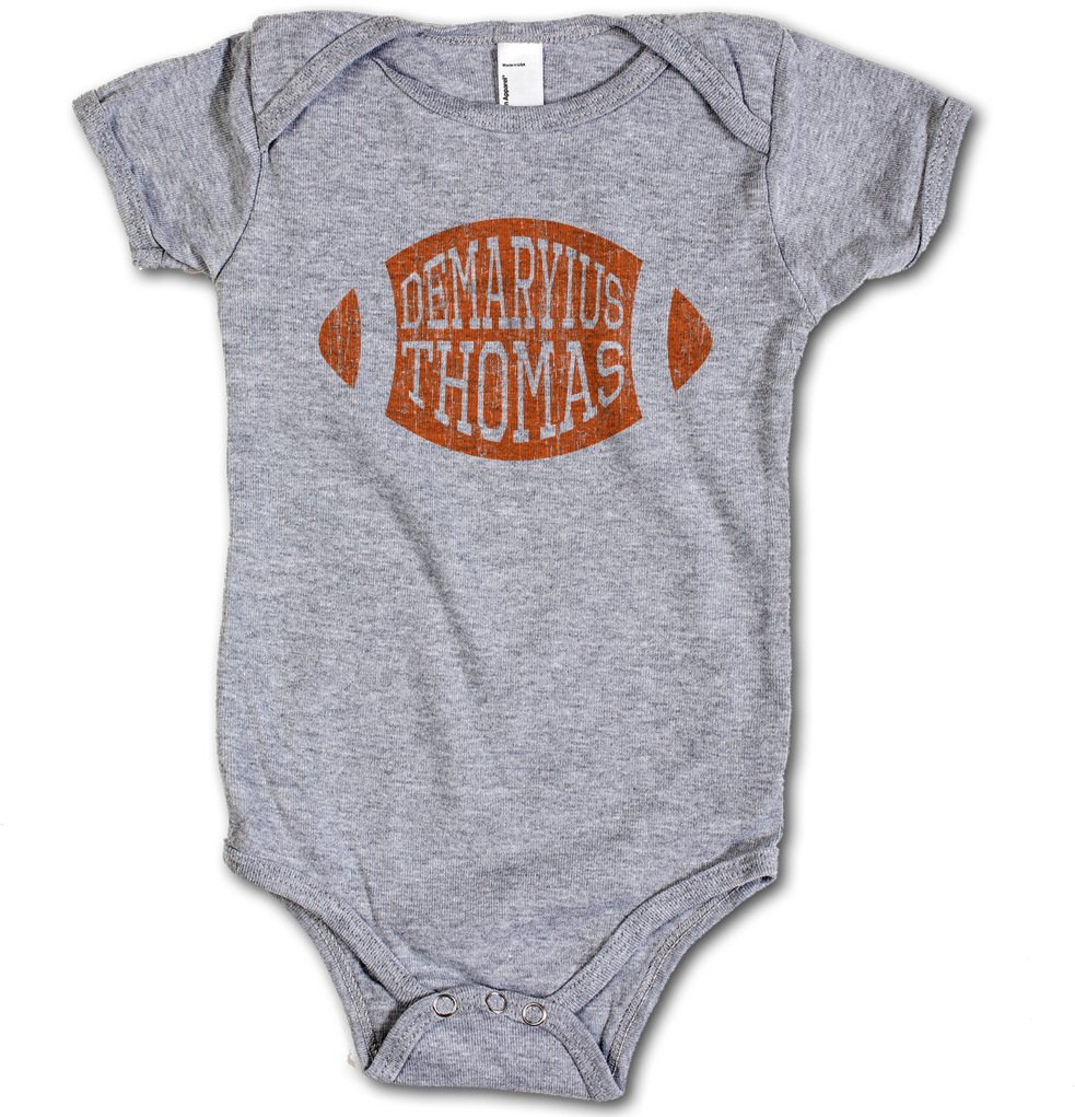 Demaryius Thomas Football - Infant Bodysuit (1024x1024), Png Download