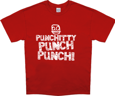 Unisex Crunchlins Punchitty Scribble T-shirt - Angel & Demon T Shirt (480x400), Png Download