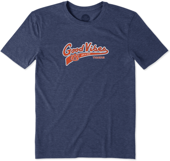 Men's Auburn Tigers Good Vibes Tailwhip Cool Tee - Shirt (570x570), Png Download