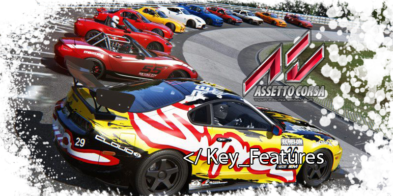 Keyfeatures - - Assetto Corsa (800x400), Png Download