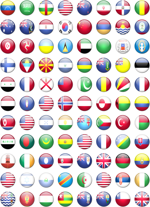 Search - Round Flag Icon Png (592x814), Png Download