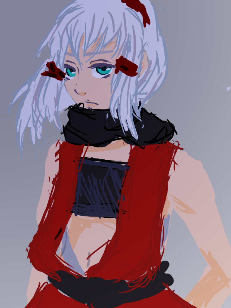 Moira Lynwood Scribble Copy - Anime (768x1024), Png Download