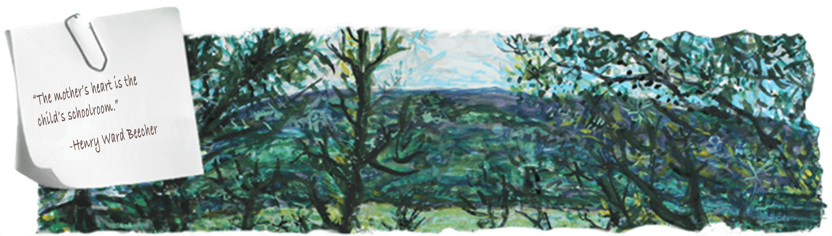 Vonnegut Art With Henry Ward Beecher Quote - Pediatrics (2667x758), Png Download