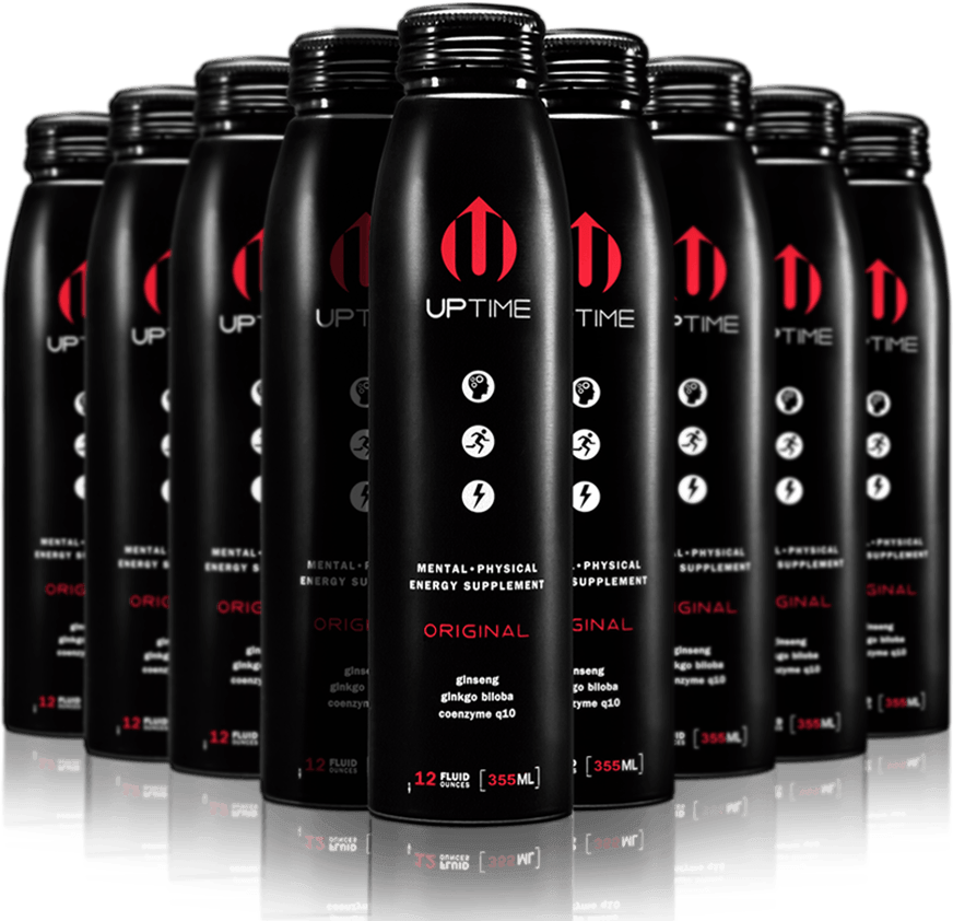 Photo Courtesy Of Uptime - Uptime Industries - Original Energy Drink - 12 Oz. (872x842), Png Download