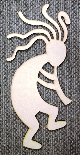 Kokopelli - Reindeer (500x500), Png Download