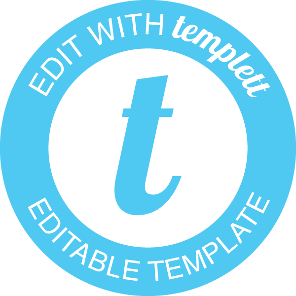 You Are Not Required To Use The Templett Badge - Templett (600x600), Png Download