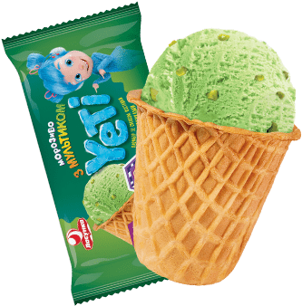 Yeti Pistachios Yeti Pistachios - Ice Cream (400x400), Png Download