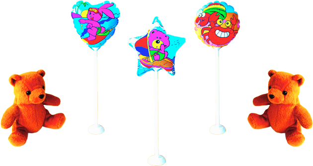 It Takes Months Or Longer For A Balloon To Deflate, - Vanilla Bear Greeting Card (630x334), Png Download