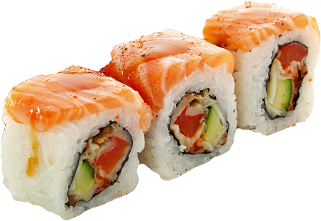 Suspension Bridge Png Images - Sushi Roll (500x325), Png Download