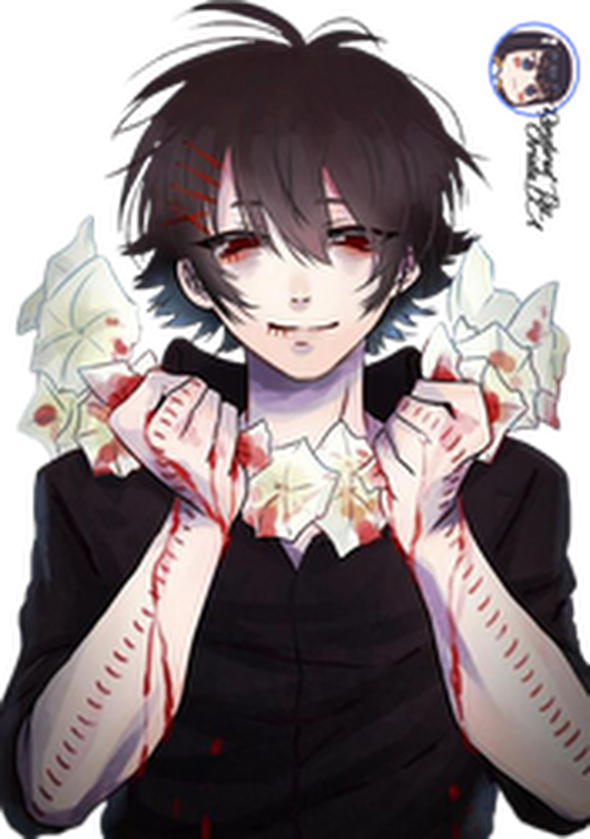 Photo - Suzuya Juuzou Juuzou Black Hair (530x753), Png Download